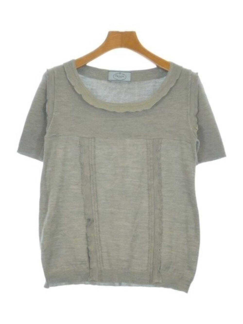 Prada Knit Sweater Gray